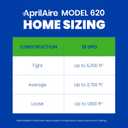 AprilAire 620AKZ Whole-House, Large Bypass Evaporative Humidifier – 18 Gallons Per Day, Water Saving with Automatic Digital Control and Installation Kit for up to 5,300 Sq. Ft.