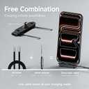 Invisible Holder Charger Cable with Stand,2 in 1 Sideways Invisible Holder Charger Cable,240W Foldable Phone Stand Cord for Smartphones & Tablets (Black)