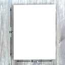 Hamilco White Glossy Cardstock Paper 8 1/2 x 11" 80 lb Cover Card Stock 50 Pack