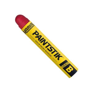 Markal 80222 B Paintstik Solid Paint Ambient Surface Marker, Red (Pack of 12), 11/16" x 4-3/4"