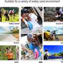 DAITET Crossbody Fanny Pack for Men&Women,Large Waist Bag & Hip Bum Bag with Adjustable Strap for Outdoors Workout Traveling Casual Running Hiking Cycling (Nylon green)