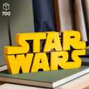 LEGO Star Wars Brick-Built Star Wars Logo - Building Blocks for Adults 18+ - Star Wars Gift Idea for Birthdays - Collectible DIY Model Kit - Home Decor Idea for Fans of The Movie Series - 75407