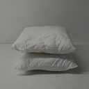 QUBA LINEN 18 x 18 Throw Pillow Insert - Pack of 2 White, Down Alternative Pillow Inserts for Decorative Pillow Covers, Throw Pillows for Bed, Couch Pillows for Living Room (18" x 18" (Pack of 2)
