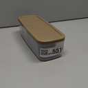 Tcamp Tumbler Ice Mold, Ice Cube Tray With Lid and Bin for 30-40 oz Tumbler Cup, Silicone Ice Cube Molds for Chilling Cocktails, Whiskey, Drinks, Coffee, Tea, Ice Maker (Brown)