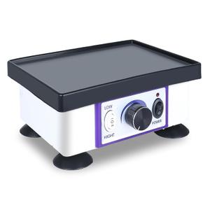 Lab Vibrator 8"x6", Square Oscillator Shaker Plaster Vibrator Plate Gypsum Mixing Machine 110V/120W Dental Equipment Machine