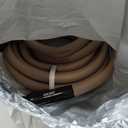 Flexzilla Colors Garden Hose 5/8 in. x 25 ft., Lightweight All-Weather Water Hose, Durable and Flexible, Leak-Free Connections, Brown Mulch