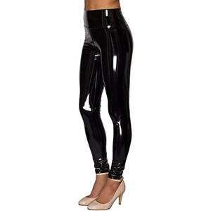 NewL Women Mirror Faux Patent Leather Leggings Wet Look Reflective Shiny Stretch Tighten Pants High Waist Slim, Size: XL