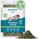 AmeizPet Catnip Grass for Cats Premium, Catnip Treats for Training & Play, Cat & Kitten Behaviour Dust 25g (0.06 Oz) 2 Pack