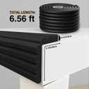 Table Corner Protectors, Widen Furniture Edge Protector with Adhesive Backing, Soft Foam Corner Protectors, Desk Edge Cushion for Table Desk Bed Fireplace