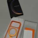 TORRAS for iPhone 17 Pro Case with Stand, Fit for MagSafe, 4X Military Drop Protection, Camera Control Button, Slim Soft Edge Phone Case for iPhone 17 Pro, Translucent Matte Cover 6.3", Bright Orange