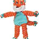 KONG Floppy Knots Rope and Plush Dog Toy, Fox, Medium/Large