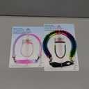 2 pcs Silicone Handles For Water Bottle, (Pink Spree and Black Rainbow)