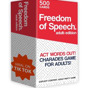 QUOKKA Freedom of Speech Card Board Game – Fast-Paced Guess The Word Challenge – Fun Party Game for Friends and Family Game Night