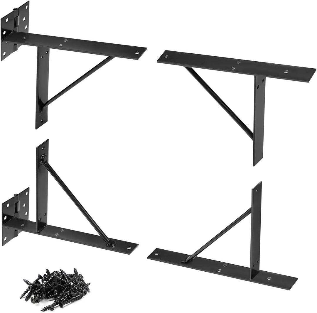 Mofeez Corner Brace Bracket No Sag Kit for Shed Doors, Driveway Gates, Corral Gates, Wood Windows