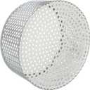 PATIKIL Gutter Guard Filter 7.9"-7.1", PVC Termination Cap Mesh Screen Roof Vent Cover Stainless Steel Conical Exhaust Pipe Cover Downspout Guard Filter Strainer for Downspout