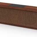 Computer Speakers, Wood Wireless Sound Bar Speaker for Desktop, PC Speaker with Bluetooth 5.3 & Wired USB Connection for Monitor, Laptop, Tablets, Cellphone