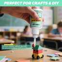 10 x Super CA Glue Liquid, Clear Quick Dry Cyanoacrylate Adhesive for Wood Plastic Leather Metal Pottery Glass Ceramic Shoe Sole Repair, Instant Strong Bond for Jewelry, Craft, 3D Models, Woodworking (25gx1)