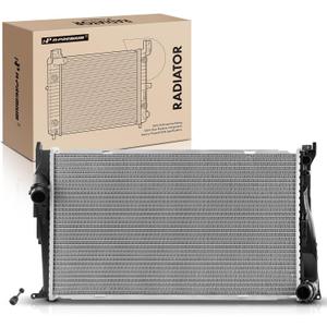 A-Premium Engine Coolant Radiator Assembly Compatible with BMW 335i 2007-2011, 335i xDrive 2009-2011, 335is 2011, 335xi 2007-2008, Z4 2009-2016, 135i, 1 Series M, 2.0L 3.0L, Manual Transmission