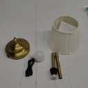 KDG Cordless LED Table Lamp, Portables Fabric Shade Desk Lamps Bronze 4000mAh