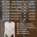 MANGOPOP Long Short Sleeve Bodysuits for Women Scoop Neck Ribbed Body Suit Stretchy Basic T Shirt Tops (White, S)