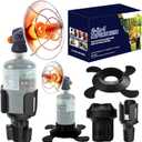 2-in-1 6800 BTU Golf Cart Heater Propane with Storage Box, Adjustable Cup Holder & Camping Base, Compatible with EZGO, Club Car, Yamaha, and More, Golf Cart Accessories (Propane Tank Not Included)