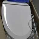 Bidet Toilet Seat Elongated, Heated Bidet with Remote Control, Unlimited Warm Water & Warm Air Dryer, Heated Seat, Self Cleaning Nozzle, Night Light, Soft Close Lid,102S-W