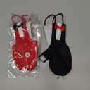 QBLEEV 2 Pack Bird Diapers, Cockatiel Tuxedo Flight Suite, Reusable Parrot Nappy Clothes Costume for Wedding Party Birthday Cosplay Photo, Pigeon Pants Urine Wet Suit for Conure Macaw Budgies Parakeet