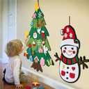 Felt Christmas Tree for Toddlers, 2026 New Upgraded Oversized DIY Door Wall Hanging Xmas Gifts Christmas Decorations