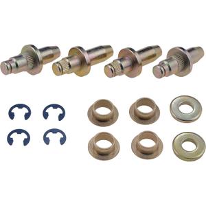 Dorman 38437 Door Hinge Pin And Bushing Kit - 4 Pins, 4 Bushings, 2 Washers, And 4 Clips Compatible with Select Cadillac / Chevrolet / GMC Models