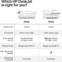 HP DeskJet 2855e Wireless All-in-One Color Inkjet Printer, Scanner, Copier, Best-for-home, 3 month Instant Ink trial included. This printer is only 2.4 ghz capable. (588S5A)