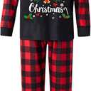CIYCUIT Family Christmas Pajamas Matching Sets  Buffalo Plaid Holiday PJs for Men, Women, Kids, Baby & Dog (L)
