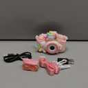 Kids Camera for 3-8 Years Old Toddlers Children's Boys Girls Selfie Camera 20 MP HD 1080P IPS Screen Dual Digital Toy Camera for Kids Christmas Birthday Gifts with 32Gb Card (Pink White-Unicorn)