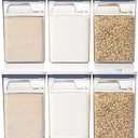 OXO Good Grips 12-Piece POP Container Bulk Set - 6 Count 4.4 Qt Containers, 6 Scoops