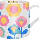 Slant Party Supplies Jumbo Mugs - Large Ceramic Coffee Cup Gift Mug, 20-Ounce, Mama Tulip