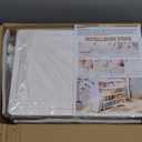 SAILUN 275QT/69Gal Stackable Storage Bins with Lid, Collapsible Storage Bins with Doors and Wheels, Folding Plastic Cabinet Containers for Home Closet Organization, 5 Pack, White