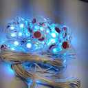 300FT Permanent Outdoor RGB Lights, IP67 Waterproof Smart Eave Lighting, with App/Remote Control Eaves Light, DIY LED Scenes Modes for House Roof Decor,Christmas,Party,All Holiday and Daily.