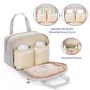 Damero Wearable Breast Pump Bag Compatible with Elvie, Willow and Momcozy Breast Pumps, Carrying Bag Case for Most Wearable Pumps, Bottles, Parts and Ice Pack, Patent Design