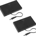 (2 PCS) 8AA Portable USB Battery Pack for 12V LED Neon Signs – Battery Operated Power Supply Converter for Plug-in LED Lights, Ideal for Indoor & Outdoor Use