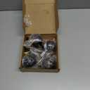 2 in Ball Caster Wheels - Heavy Duty 1200LBS,360 Swivel,Top Plate Casters Set of 4,Low Noise,Non Marking,Brass Antique Castor Wheels for Furniture,Chairs, Cabinets,Carts