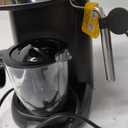 Espresso Coffee Machine Cappuccino Latte Maker 3.5 Bar 1-4 Cup with Steam Milk Frother, Black