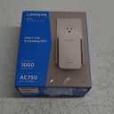 Linksys WiFi Extender, WiFi 5 Range Booster, Dual-Band Booster, Compact Wall Plug Design, 1,000 Sq. ft Coverage, Speeds up to (AC750) 750Mbps - RE6300