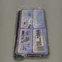 Carbon Fiber License Plate Frames- 2 Pack Black Aluminum Front & Rear Auto Car Tag Holder, Heavy Duty Bracket with Mount Hardware, Screws Caps, Rattle Proof Pads (Carbon Pattern)