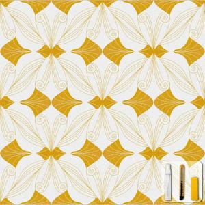 SOMWISE Frosted Glass Window Privacy Film with Tools, Heat Blocking, Anti-UV, Anti-Glare, Static Cling, Decor for Home Bathroom Door, Renter Friendly, Removable, Reusable, Yellow 35Inchx157Inch (Gold)