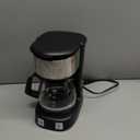 Gourmia GCM3518 5-Cup Programmable Drip Coffee Maker, Brew Later Timer, Adjustable 4-Hr Keep Warm, Pause & Serve, Freshness Timer, 700 W Compact Glass Carafe, EZ-View Water Window