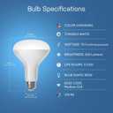 Feit Electric BR30 Smart LED Light Bulbs, 65W Equivalent, Dimmable, Color Changing, Tunable White, 650 Lumens, 2.4GHz Wi-Fi, Alexa/Google Home Enabled Track Lighting, BR30/RGBW/CA/AG/RP/6, 6 Pack