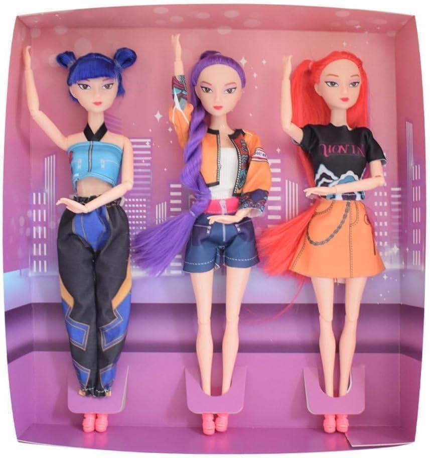 Demon Hunters 11.5'' Fashion Doll for,Articulated Girl Group Doll,Perfect Christmas and Birthdays Toy Gift for Girls Fans, Medium