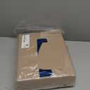 Bedsure 100% Washed Cotton Duvet Cover King Size - Light Brown Minimalist Cotton Duvet Cover Linen Like for All Seasons - GentleSoft Plain Simple Bedding, 3 Pieces (Light Brown, King, 104"x90")