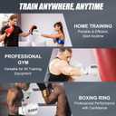 Boxing Gloves for Men & Women Pro Training | Wrist Protection 15 Hook & Loop | Triple Latex Padding | PU Leather for Muay Thai MMA Kickboxing Sparring|Sizes 10-16 oz (White)