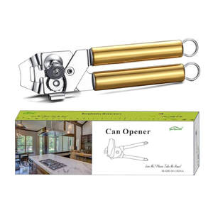 Berglander Can Opener, Stainless Steel Gold Handle Can Opener, Titainium Golden Plating Handle Can Opener Hand Held, Smooth Edge Manual Can Opener, Heavy Duty (Gold)
Visit the Berglander Store