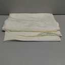 Rectangle Cloth-Like White Napkins with Gold Border, 50 Pack Fancy Paper Napkins, 22" x 22" Disposable Dinner Napkins - Decorative Party Napkins for Weddings, Dinners, Upscale Parties & Events